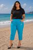Picture of CURVY GIRL HIGHLY STRETCH ELASTICATED THREE QUARTER